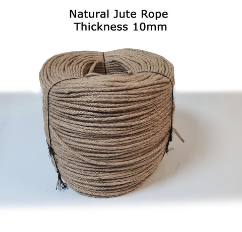 10mm Natural Jute Rope Cord