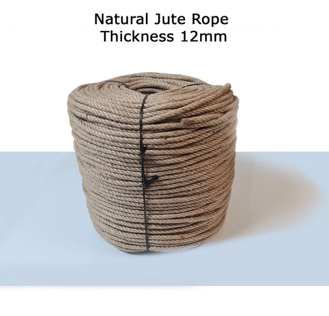 12mm Natural Jute Rope Cord