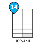 A4 Address Labels 14 per sheet