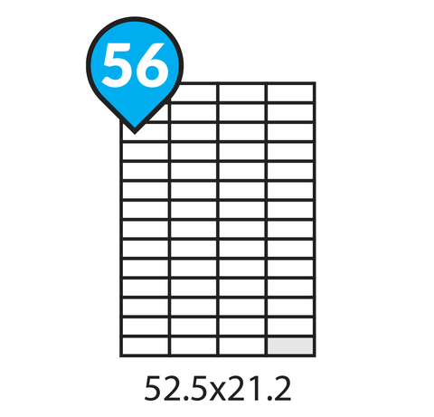 A4 Address Labels 56 per sheet