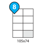 A4 Address Labels 8 per sheet